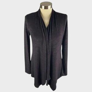 Apt. 9 Womens XS Charcoal Gray Open Front Cardigan Sweater
